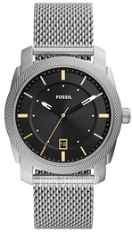 Fossil Machine Czarny/Stal Ø42 mm FS5883