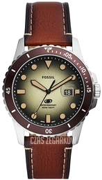 Fossil Fossil Blue Zielony/Skóra Ø42 mm FS5961