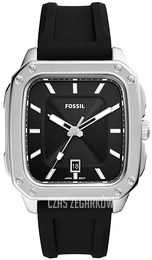 Fossil Inscription Czarny/Guma Ø42 mm FS5980