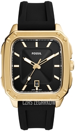 Fossil Inscription Czarny/Guma Ø42 mm FS5981