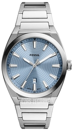 Fossil Everett Niebieski/Stal Ø42 mm FS5986