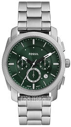 Fossil Machine Zielony/Stal Ø42 mm FS6079