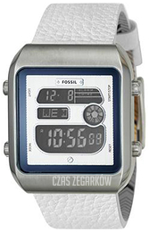 Fossil Srebrny/Skóra Ø39 mm JR1083