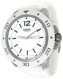 Fossil Biały/Guma Ø40 mm JR1268