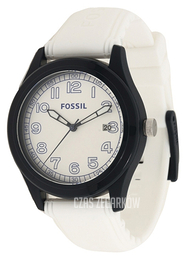 Fossil Biały/Guma Ø42 mm JR1297