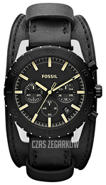 Fossil Keaton Czarny/Skóra Ø43 mm JR1394