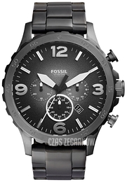 Fossil Nate Brązowy/Stal Ø50 mm JR1437