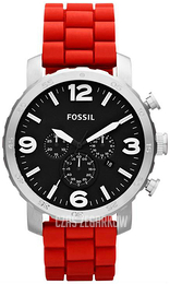 Fossil Chronograph Czarny/Guma JR1443