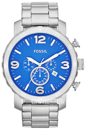 Fossil Chronograph Niebieski/Stal Ø50 mm JR1445