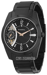 Fossil Czarny/Stal Ø42 mm ME1001