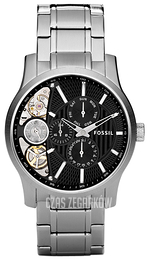 Fossil Twist Czarny/Stal Ø42 mm ME1097