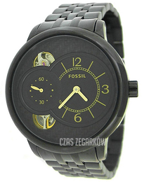 Fossil Czarny/Stal Ø40 mm ME1100