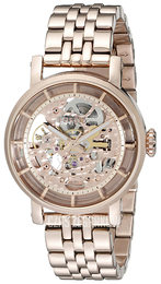 Fossil Skeleton Szkieletowa tarczy/Stal w kolorze różowego złota Ø38 mm ME3065