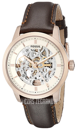 Fossil Skeleton Beżowy/Skóra Ø40 mm ME3078