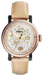 Fossil Różowe złoto/Skóra Ø38 mm ME3079