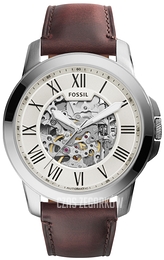 Fossil Grant Beżowy/Skóra Ø45 mm ME3099