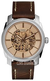 Fossil Machine Beżowy/Skóra Ø42 mm ME3115