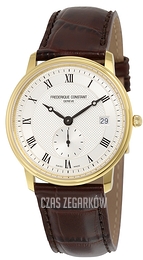 Frederique Constant Classics Srebrny/Skóra Ø37 mm FC-245M4S5