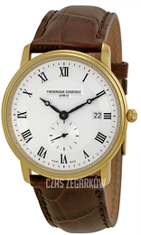 Frederique Constant Classics Srebrny/Skóra Ø39 mm FC-245M5S5