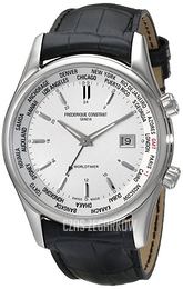 Frederique Constant Classics Srebrny/Skóra Ø43 mm FC-255S6B6