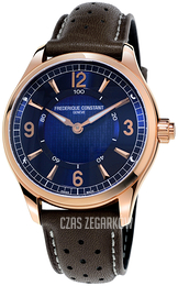 Frederique Constant Horological Smartwatch Niebieski/Skóra Ø42 mm FC-282AN5B4