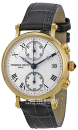 Frederique Constant Classics Biały/Skóra Ø34 mm FC-291A2R5