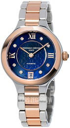 Frederique Constant Classics Niebieski/Stal w kolorze różowego złota Ø33 mm FC-306NHD3ER2B