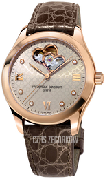 Frederique Constant Ladies Automatic Srebrny/Skóra Ø36 mm FC-310LGDHB3B4