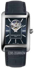 Frederique Constant Classics Carree Heart Beat Automatic Niebieski/Skóra 30.4x33.3 mm FC-311N4C6