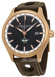 Frederique Constant Vintage Rally Czarny/Skóra Ø40 mm FC-350CH5B4