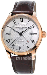 Frederique Constant Classics Srebrny/Skóra Ø42 mm FC-350MC5B4