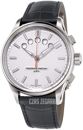 Frederique Constant Yacht Timer Srebrny/Skóra Ø42 mm FC-380ST4H6