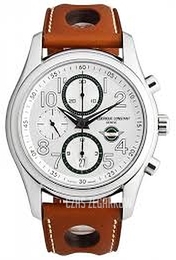 Frederique Constant Vintage Rally Srebrny/Skóra Ø43 mm FC-392HSDG6B6