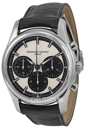 Frederique Constant Vintage Rally Srebrny/Skóra Ø43 mm FC-396SB6B6