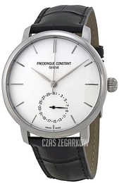 Frederique Constant Maxime Manufacture Automatic Srebrny/Skóra Ø42 mm FC-710S4S6