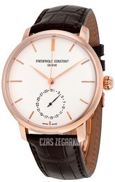 Frederique Constant Maxime Manufacture Automatic Srebrny/Skóra Ø42 mm FC-710V4S4