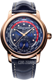 Frederique Constant Classics Niebieski/Skóra Ø42 mm FC-718NRWM4H9