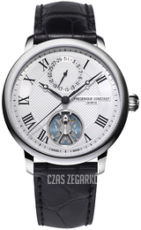 Frederique Constant Slimline Srebrny/Skóra Ø40 mm FC-810MC3S6