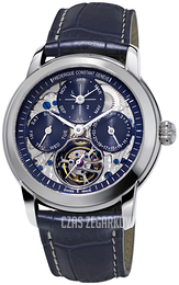 Frederique Constant Manufacture Niebieski/Skóra Ø42 mm FC-975N4H6