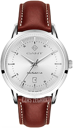 Gant Srebrny/Skóra Ø40 mm G107001