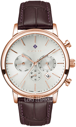 Gant Srebrny/Skóra Ø43 mm G132011