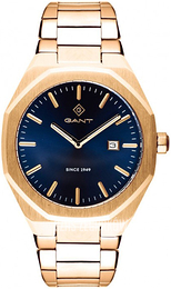 Gant Quincy Niebieski/Stal w odcieniu złota Ø41 mm G151004