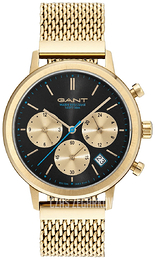 Gant Czarny/Stal w odcieniu złota Ø38 mm GT032007