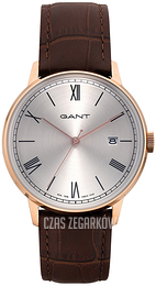 Gant Srebrny/Skóra Ø42 mm GT078001