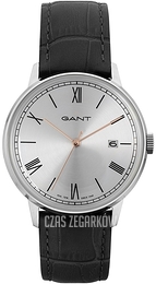 Gant Darbun Srebrny/Skóra Ø41 mm GT078006