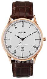 Gant Srebrny/Skóra Ø42 mm W10666