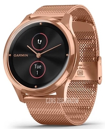 Garmin Vivomoveluxe Wielokolorowy/Stal w kolorze różowego złota Ø42 mm 010-02241-04