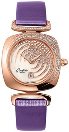 Glashütte Original Lady Pavonina Biały/Tkanina 31x31 mm 03-01-03-15-01