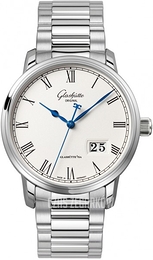 Glashütte Original Senator Srebrny/Stal Ø40 mm 100-03-32-42-14