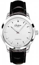 Glashütte Original Senator Srebrny/Skóra Ø40 mm 100-08-03-02-04